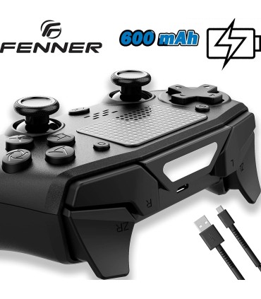 PS4 Fenner Tech Wireless Controller (PC) Programmable Black
