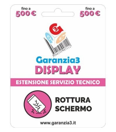 Garanzia 3 display 500 massimale