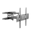 STAFFA PORTA TV BRAVO Led 12 Bravo staffa a snodo inclinabile da 32" a 75" max 40 kg nera