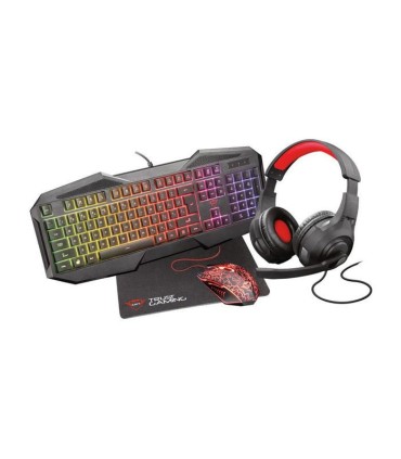 KIT GAMING TASTIERA-MOUSE-CUFFIE+PED TRUST ZIVA 24234