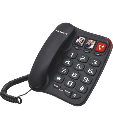 Majestic Billy 201 Telefono Fisso Tasti Grandi 3 Memorie