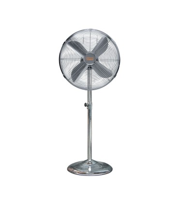 VINCO Ventilatore A Piantana in Metallo Cromato 70719 90w Diametro 50