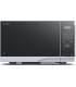 SHARP YC-PC254AE-S Forno a microonde 25lt con griglia e aria calda, 900W 10 livelli di potenza,