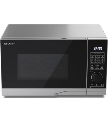 SHARP YC-PC254AE-S Forno a microonde 25lt con griglia e aria calda, 900W 10 livelli di potenza,