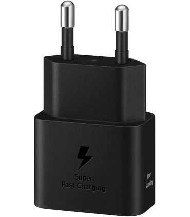 Caricatore EP-TA800EBE Samsung USB-C 25 Watt Nero in Bulk