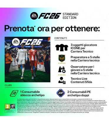 VIDEOGAMES EA NINTENTO SWITCH 2 GIOCO SPORTS FC26 IT