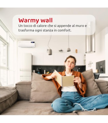 TERMOVENTILATORE DA PARETE PTC WARMY WALL 158640038