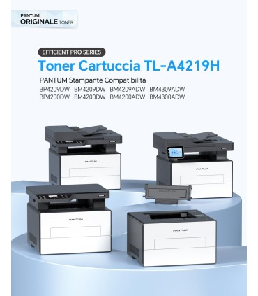 PANTUM TONER ORIGINALE PL-A4201H per Stampante Laser BP4200DW BM4200DW BM4240ADW BM4300DW