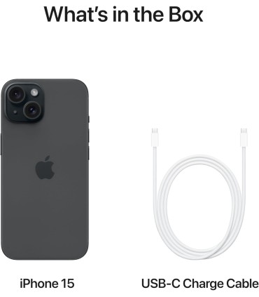 Apple iPhone 15 128GB Black Ricondizionato Garanzia 12 Mesi Grado A