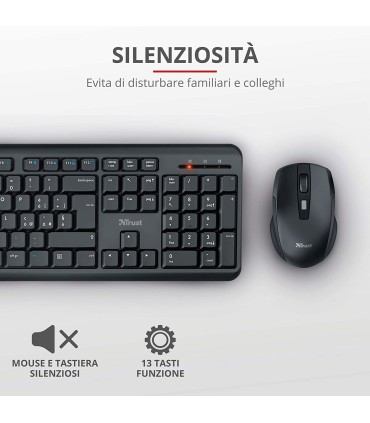 KIT TASTIERA E MOUSE USB EWENT EW3123