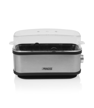 Princess 01.262045.01.001 Pentolino per uova 3 uovo/uova 210 W Nero, Argento