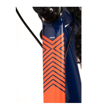 NILOX BikeElettrica X6 Plus Ruote 27.5" 36 Volt Motore 250 Watt Colore Blu