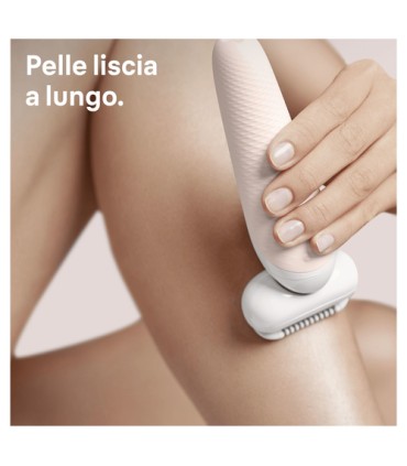 Braun Silk-épil 9 Flex 9-002 - Epilatore Elettrico Donna Bianco/Oro Con Testina Flessibile Per Un’Epilazione Più Semplice