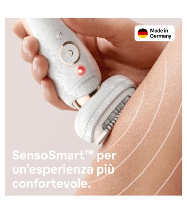 Braun Silk-épil 9 Flex 9-002 - Epilatore Elettrico Donna Bianco/Oro Con Testina Flessibile Per Un’Epilazione Più Semplice