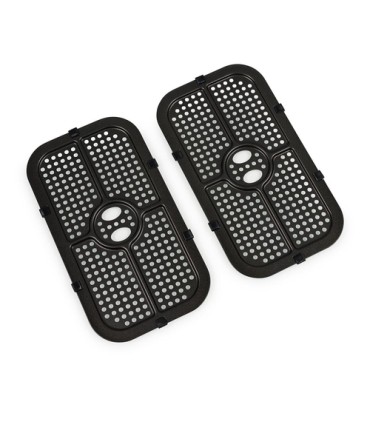 Petra FR-6970 friggitrice Doppia 9 L Indipendente 1800 W Friggitrice ad aria calda Nero, Argento