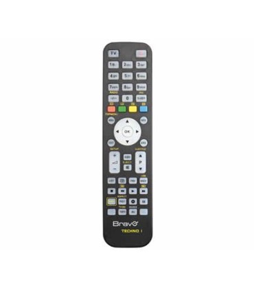 Bravo TECHNO 1 telecomando IR Wireless DTT, DVD/Blu-ray, TV, VCR Pulsanti