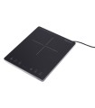 Melchioni 118360033 piano cottura Nero Da incasso 37 cm Piano cottura a induzione Zoneless 1 Fornello(i)