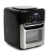 Melchioni 118340034 friggitrice Singolo 12 L Indipendente 1700 W Friggitrice ad aria calda Nero, Acciaio inox