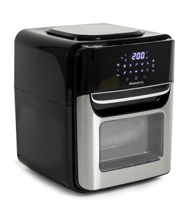 Melchioni 118340034 friggitrice Singolo 12 L Indipendente 1700 W Friggitrice ad aria calda Nero, Acciaio inox