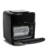 Melchioni 118340034 friggitrice Singolo 12 L Indipendente 1700 W Friggitrice ad aria calda Nero, Acciaio inox