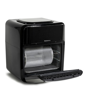 Melchioni 118340034 friggitrice Singolo 12 L Indipendente 1700 W Friggitrice ad aria calda Nero, Acciaio inox