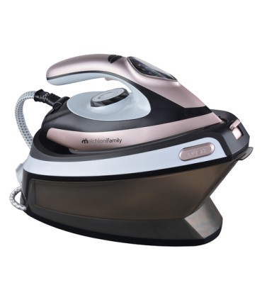 Melchioni 118510026 ferro da stiro Ferro a vapore 2000 W Nero, Rosa