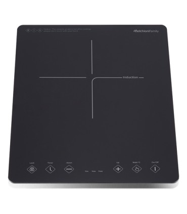 Melchioni 118360033 piano cottura Nero Da incasso 37 cm Piano cottura a induzione Zoneless 1 Fornello(i)
