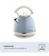 Ariete 2877 Bollitore elettrico 1,7 Litri di Design - Infusi, tè e tisane - Autospegnimento - 2000 Watt - Acciaio Inox - Linea 