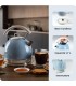 Ariete 2877 Bollitore elettrico 1,7 Litri di Design - Infusi, tè e tisane - Autospegnimento - 2000 Watt - Acciaio Inox - Linea 