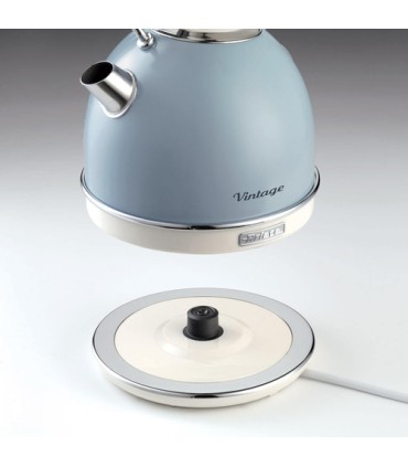 Ariete 2877 Bollitore elettrico 1,7 Litri di Design - Infusi, tè e tisane - Autospegnimento - 2000 Watt - Acciaio Inox - Linea 