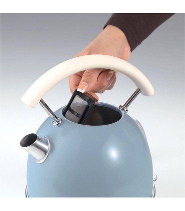 Ariete 2877 Bollitore elettrico 1,7 Litri di Design - Infusi, tè e tisane - Autospegnimento - 2000 Watt - Acciaio Inox - Linea 