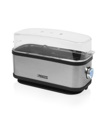 Princess 01.262045.01.001 Pentolino per uova 3 uovo/uova 210 W Nero, Argento
