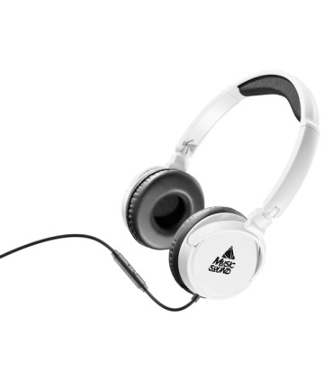 Music Sound Color Foldable Jack 3.5 Cuffie on-ear a filo, con connettore Aux 3.5 e microfono