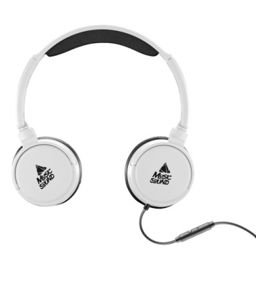 Music Sound Color Foldable Jack 3.5 Cuffie on-ear a filo, con connettore Aux 3.5 e microfono