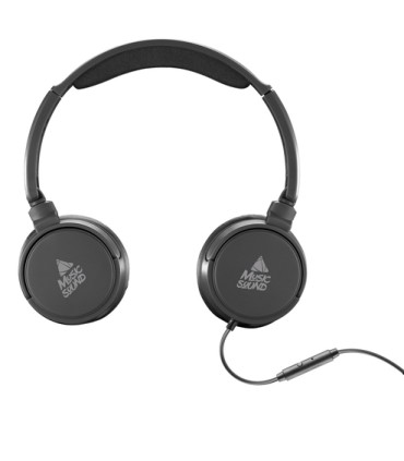 Music Sound Color Foldable Jack 3.5 Cuffie on-ear a filo, con connettore Aux 3.5 e microfono
