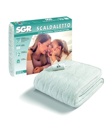 Imetec 16803 scaldaletto Coperta elettrica 55 W Bianco Tessuto