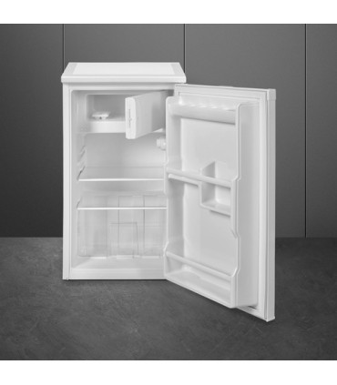 SMEG FRIGO FS08EW BIANCO (E) 82 LT ,TAVOLO(HxPxL)83,8x56x48cm, Cella Freezer 2 Stelle