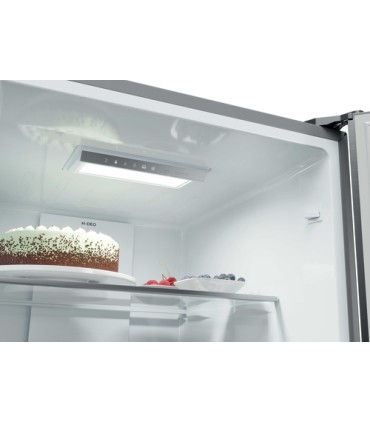 HAIER FRIGO HTR3518ENMX INOX (E) 303LTHXLXP185x55,5x62,2 cm, NO FROST, Inverter