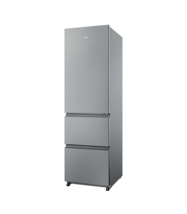 HAIER FRIGO HTR3518ENMX INOX (E) 303LTHXLXP185x55,5x62,2 cm, NO FROST, Inverter