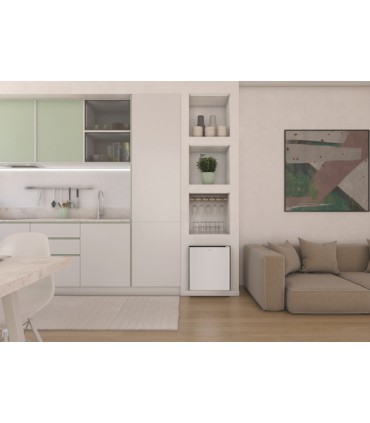 CANDY FRIGO. CHASD4351EWC BIANCO (E)  42LT, TAVOLO(HxPxL)51x44,5x47,5cm, Tutto Frigo, Cubotto