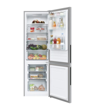 CANDY FRIGO. CCT3L517ES SILVER (E) 250LT(HxPxL)176x55x54.5cm, Low frost, Porte reversibili
