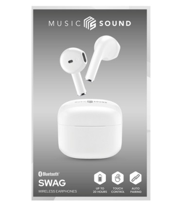 Music Sound Swag SWAG è l’auricolare a capsula Bluetooth disponibile in tantissimi colori brillanti e super trendy.