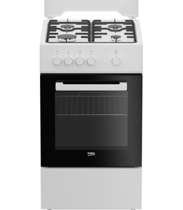 BEKO CUC.FSG522DWC 50X60 BIANCA GASFORNO A GASGRILL A GAS.SICUREZZA.COPERCHIO