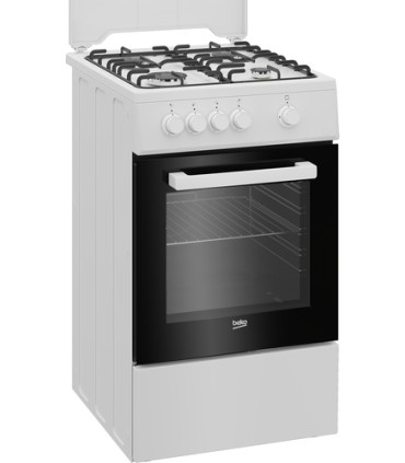 BEKO CUC.FSG522DWC 50X60 BIANCA GASFORNO A GASGRILL A GAS.SICUREZZA.COPERCHIO