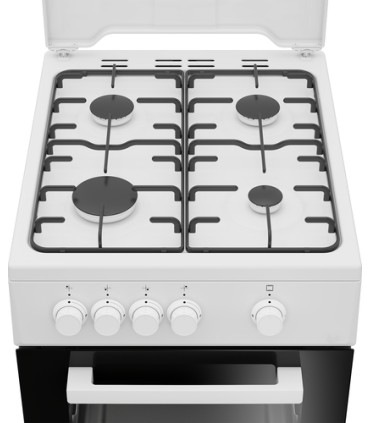 BEKO CUC.FSG522DWC 50X60 BIANCA GASFORNO A GASGRILL A GAS.SICUREZZA.COPERCHIO