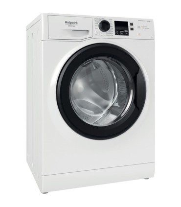 HOTPOINT LAVAT. NF746WK IT 7KG(A)OBLO' NERO1400 GIRI-MOTORE INVERTERVAPOREDISPLAY