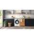 HOTPOINT LAVAT. NF746WK IT 7KG(A)OBLO' NERO1400 GIRI-MOTORE INVERTERVAPOREDISPLAY