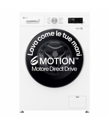 LG LAVAT. F4NX1008NWK 8KG(A)VAPORE WIFITOP REMOVIBILE INVERTER DIRECT DRIVEVAPORE