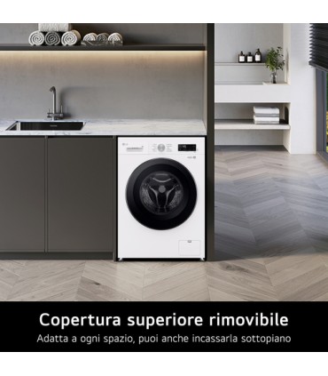 LG LAVAT. F4NX1008NWK 8KG(A)VAPORE WIFITOP REMOVIBILE INVERTER DIRECT DRIVEVAPORE