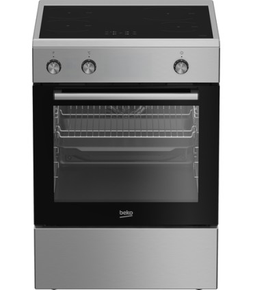 BEKO CUC. FBE69100X INOX INDUZIONE 60X60Forno Elettrico Ventilato, 6 Funzioni, 4 Zone Cott